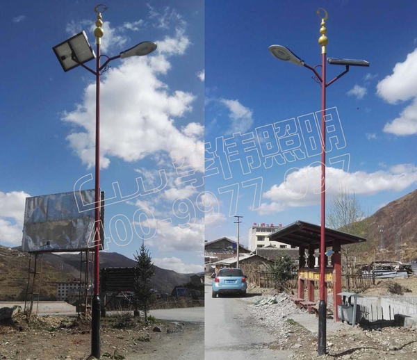四川省阿壩藏族羌族自治州太陽能路燈
